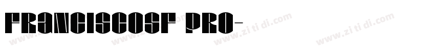 FranciscoSF Pro字体转换